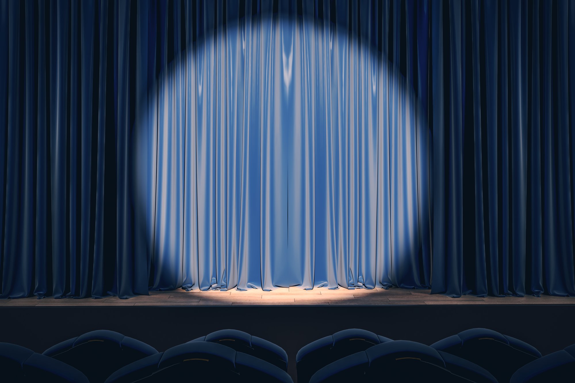 blue-stage-with-blank-curtains