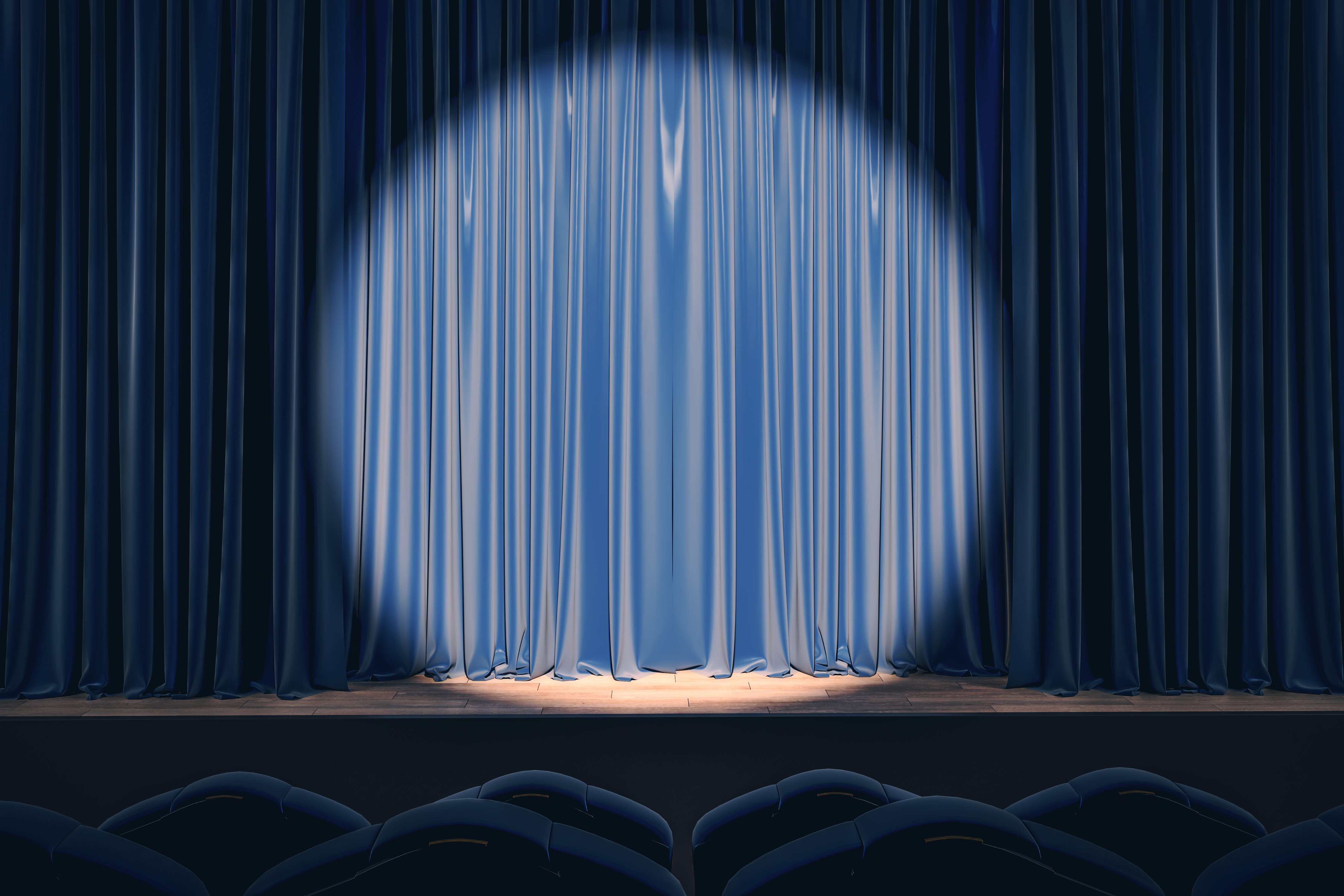 blue-stage-with-blank-curtains